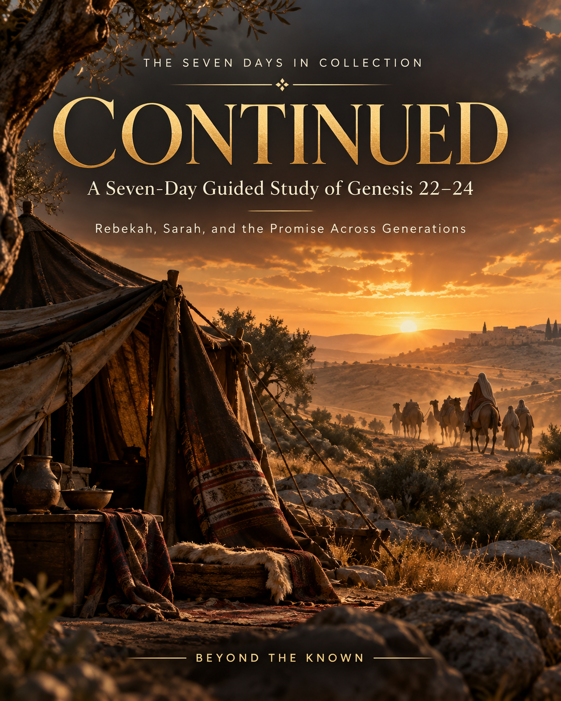 CONTINUED seven-day guided study of Genesis 22–24 cover