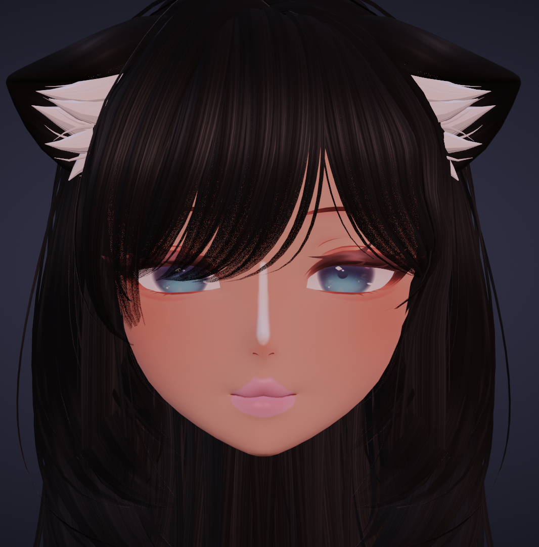 pink lip and highlight for "Starlight" Anime Head