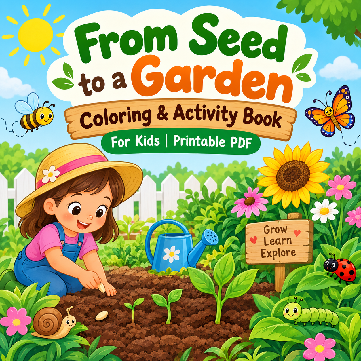 Explore the magical journey from a tiny seed to a beautiful garden
