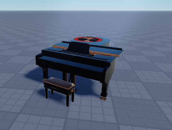 88 key Roblox piano system