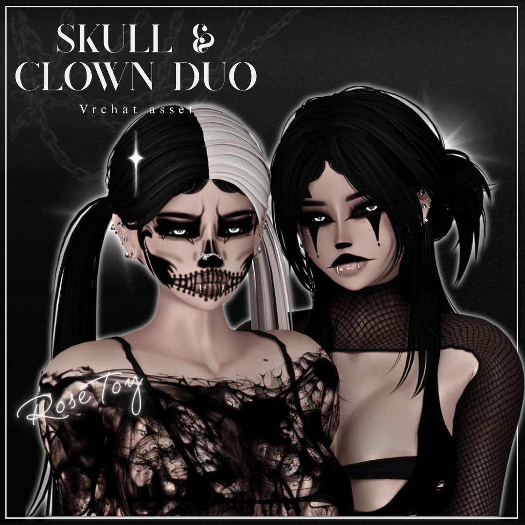 Skull & Clown duo ༝ FREE