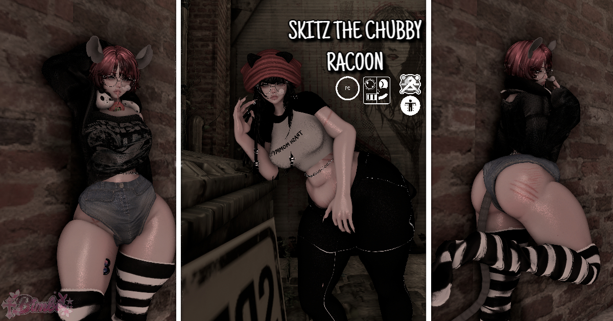 SKITZ The Racoon  - PC ONLY - Plus-Sized - FT - 18+