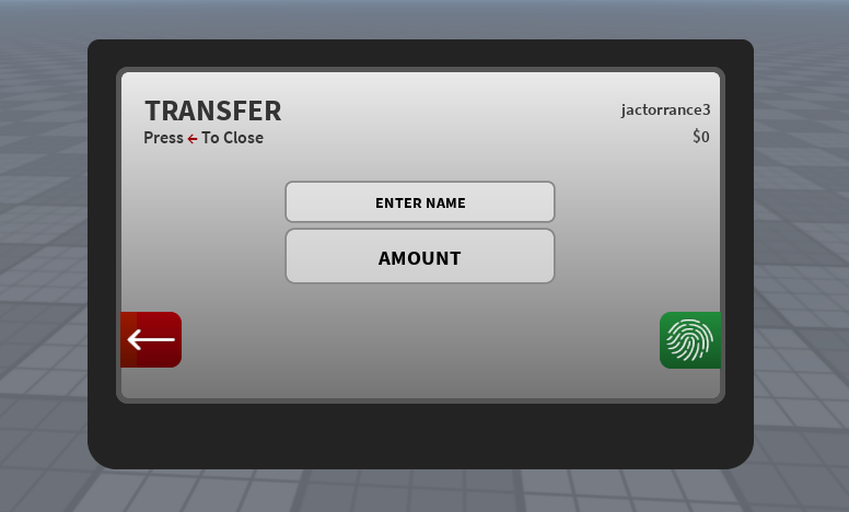 ATM money transfer and cash purchase options