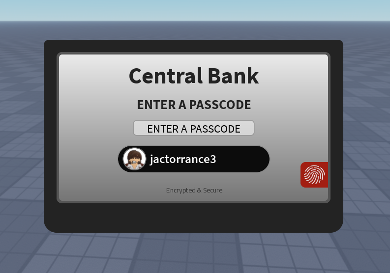 Roblox ATM banking system models