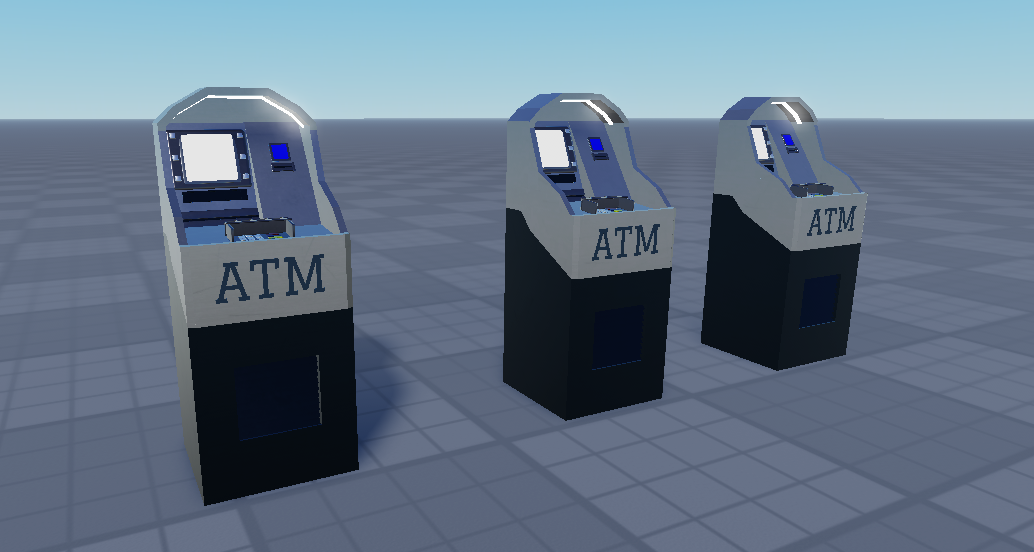 Interactive ATM transaction selection menuptions