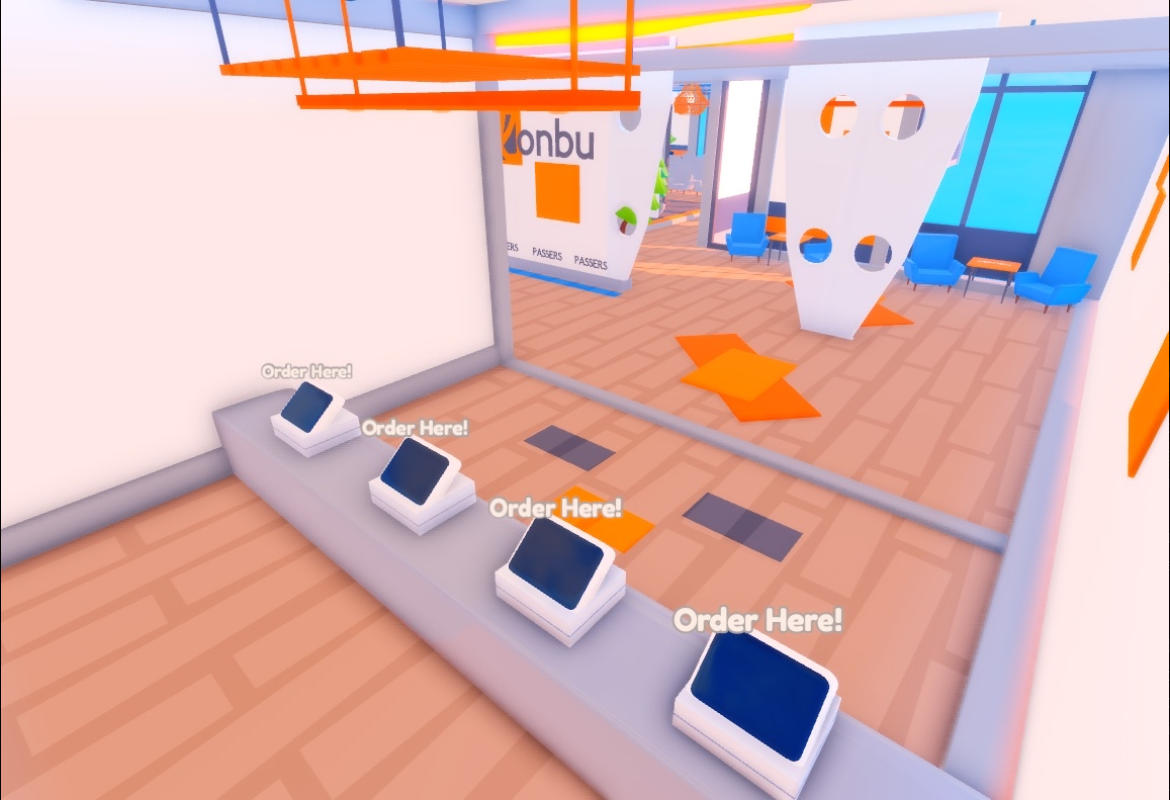 Training room with rows of seats