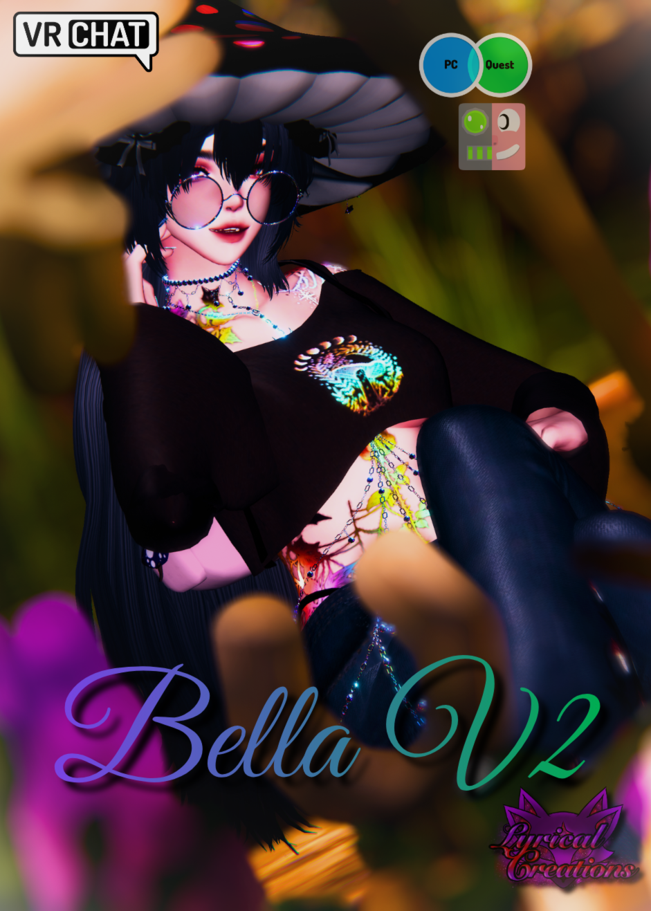 Bella V2 (PC+Quest//VRCFT//GOGO)