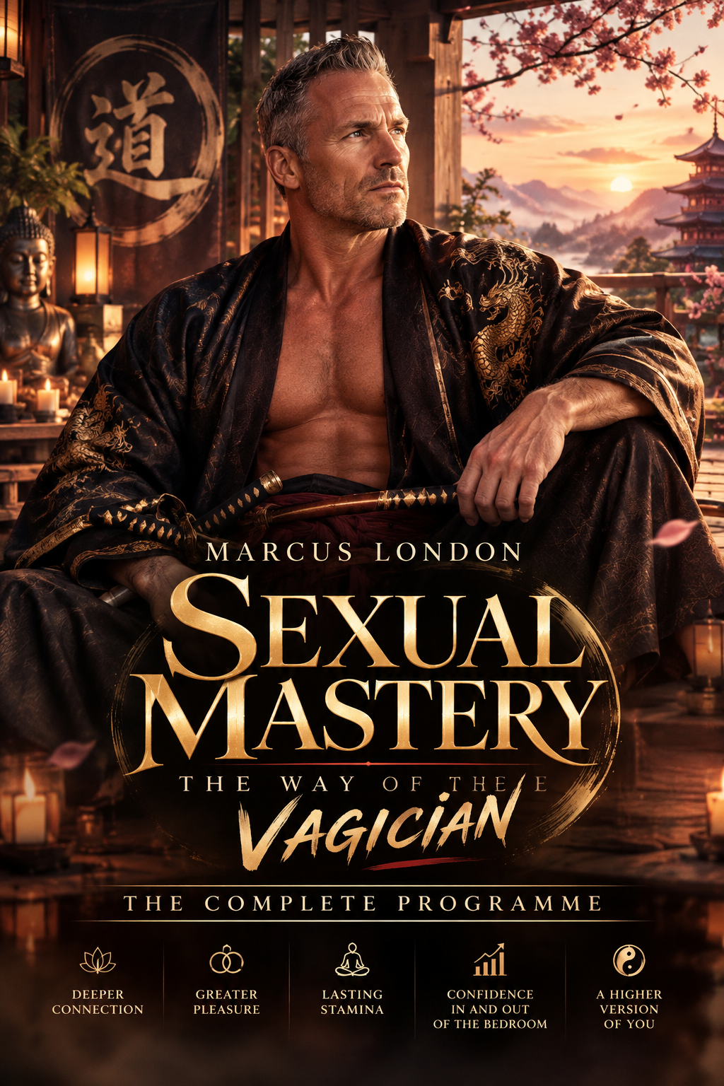 Sexual Mastery – The Way of the Vagician by Marcus London. The complete sexual mastery training programme covering female pleasure, foreplay, intimacy, sexual stamina, confidence and advanced techniques.