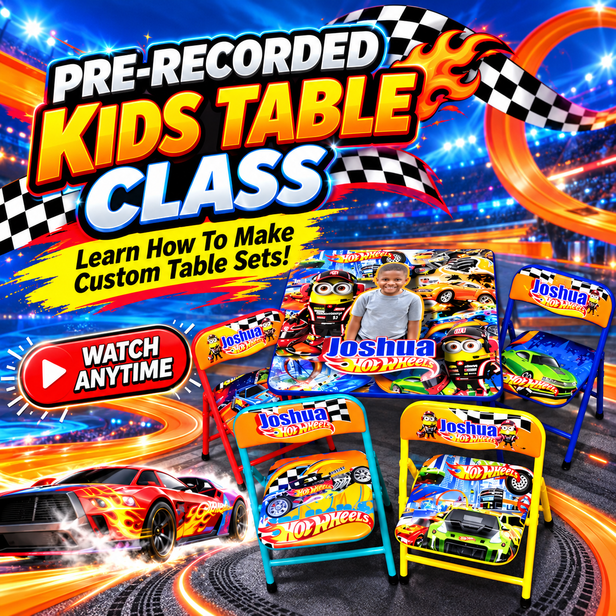 2 Pre-Recorded Kids Table Classes Templates - Payhip