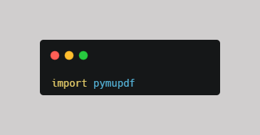 How to Import PyMuPDF with Python