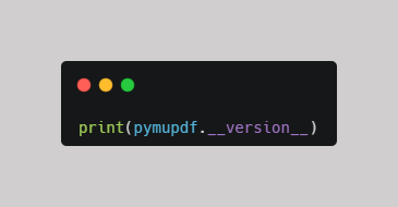 How to Check the Version of PyMuPDF with Python