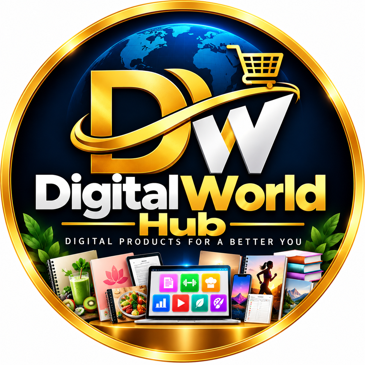 Welcome to DigitalWorldHub 🌍  Your one-stop shop for quality digital products!  At DigitalWorldHub, we bring you useful, affordable, and easy-to-use digital products designed to inspire, educate, and simplify your everyday life. Explore a growing collection of eBooks, guides, planners, templates, business resources, health and fitness guides, personal development materials, and much more.  Whether you're looking to learn a new skill, grow your business, improve your lifestyle, or boost your productivity, DigitalWorldHub has something for you.  ✨ What You'll Find:  - 📚 eBooks and digital guides - 💼 Business and entrepreneurship resources - 📈 Marketing and online income guides - 🗓️ Planners, trackers, and templates - 💪 Health, fitness, and wellness resources - 🎨 Creative tools and productivity resources  Our mission: To make valuable digital resources accessible, affordable, and convenient for everyone, everywhere.  Discover. Learn. Grow. Achieve.  DigitalWorldHub — Everything You Need, All in One Digital Place!