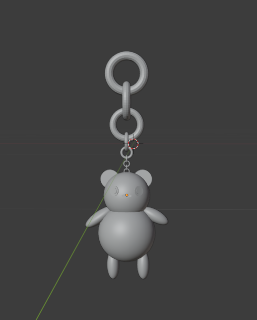 bear choker/keychain