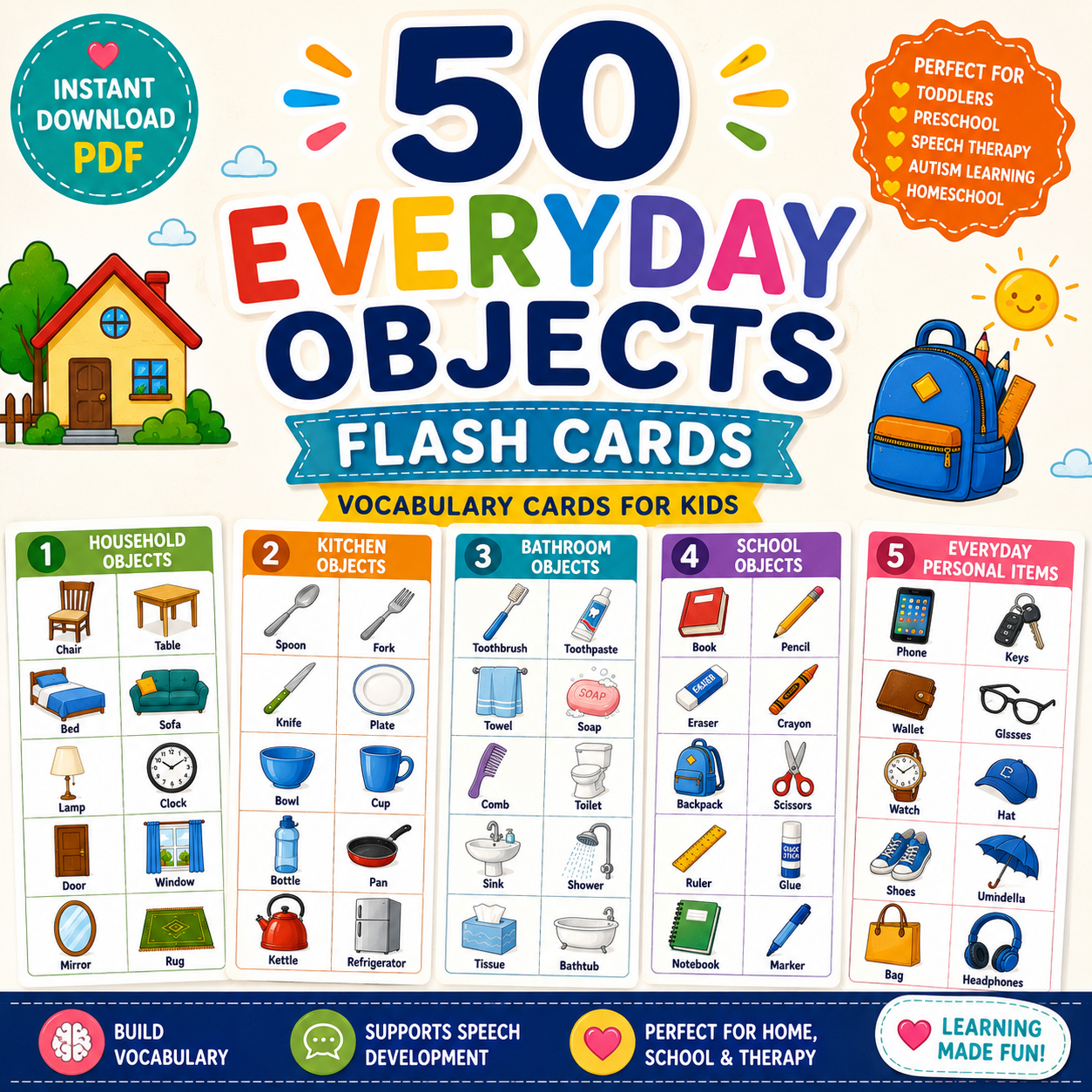 50 Everyday Objects