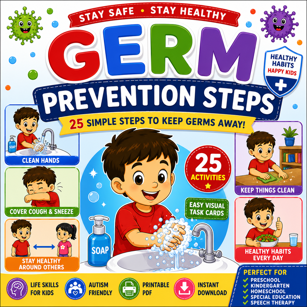 Germ Prevention Steps