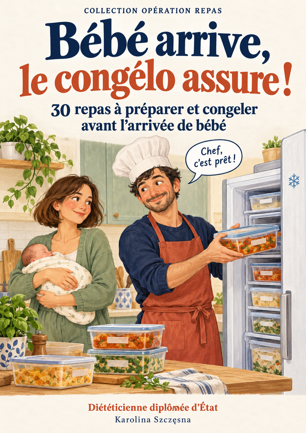 Préparez vos repas avant l’arrivée de bébé