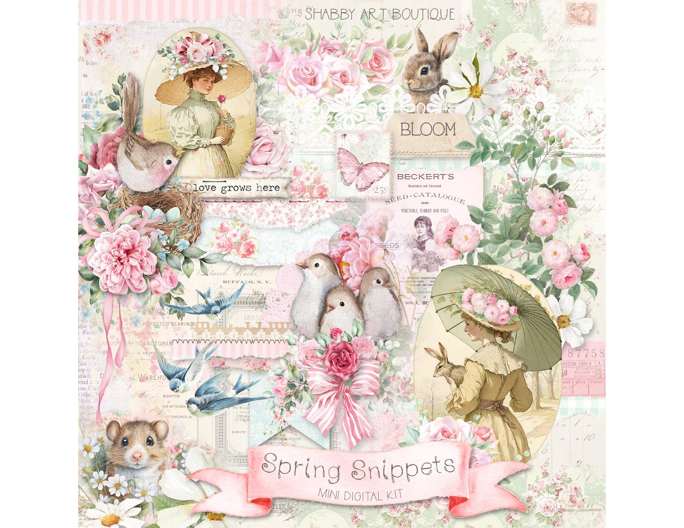 A4 - Spring Snippets Mini Digital Kit