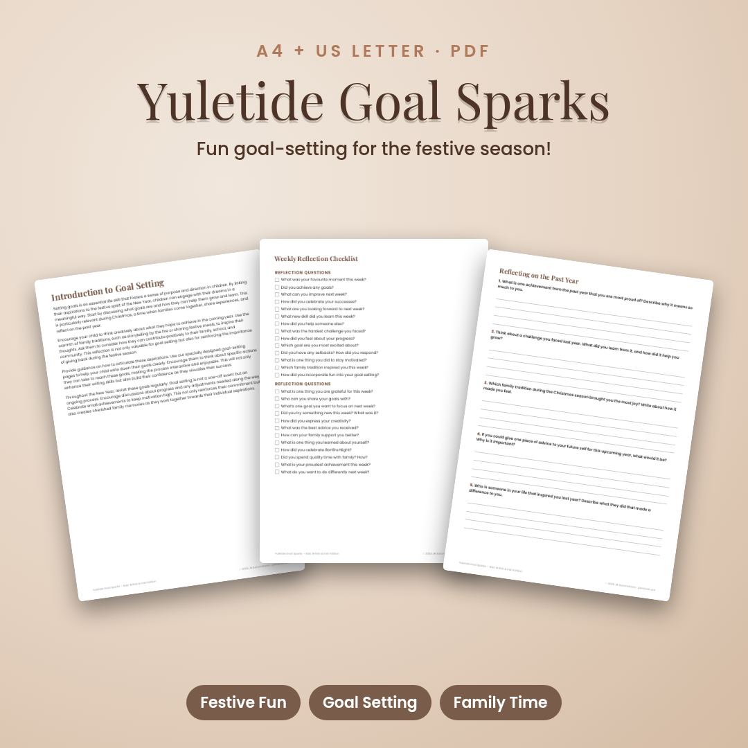 Yuletide Goal Sparks – Kids' British & Irish Edition