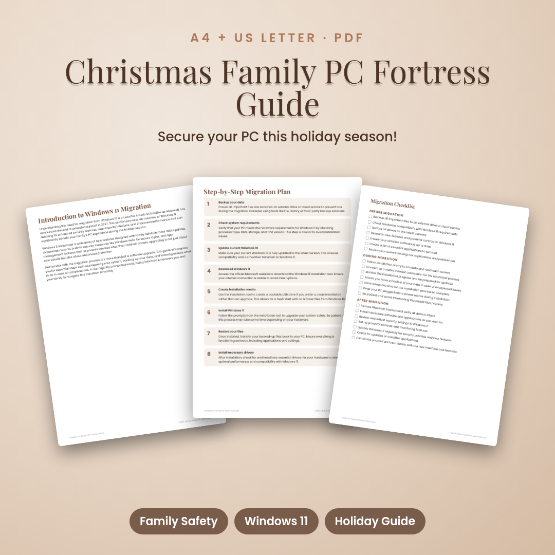Christmas Family PC Fortress Guide