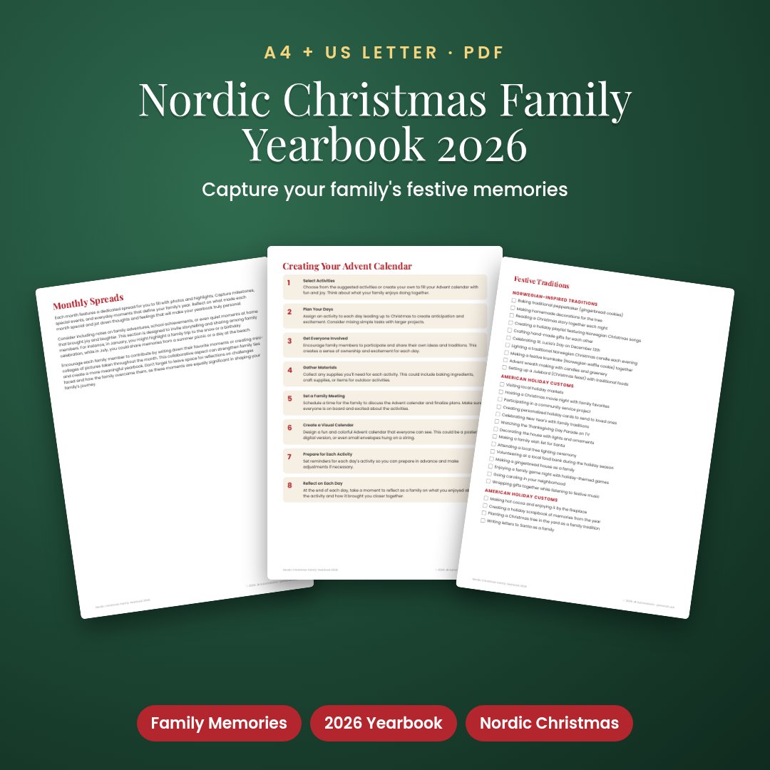 Nordic Christmas Family Yearbook 2026