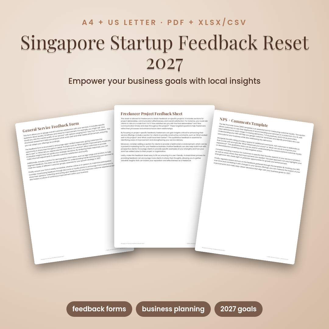 Singapore Startup Feedback Reset 2027