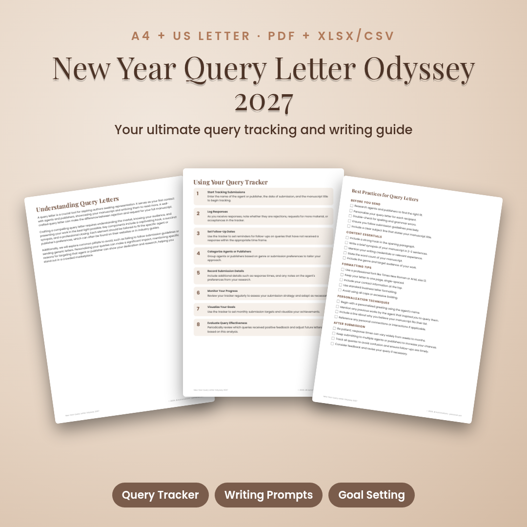 New Year Query Letter Odyssey 2027