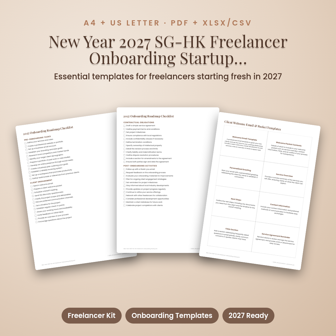 New Year 2027 SG-HK Freelancer Onboarding Startup Kit