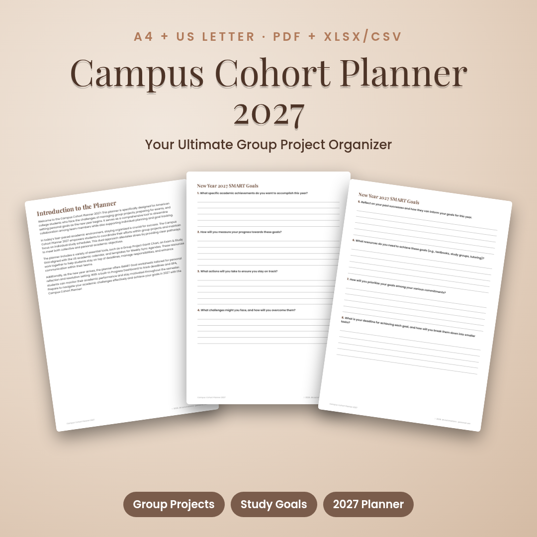 Campus Cohort Planner 2027
