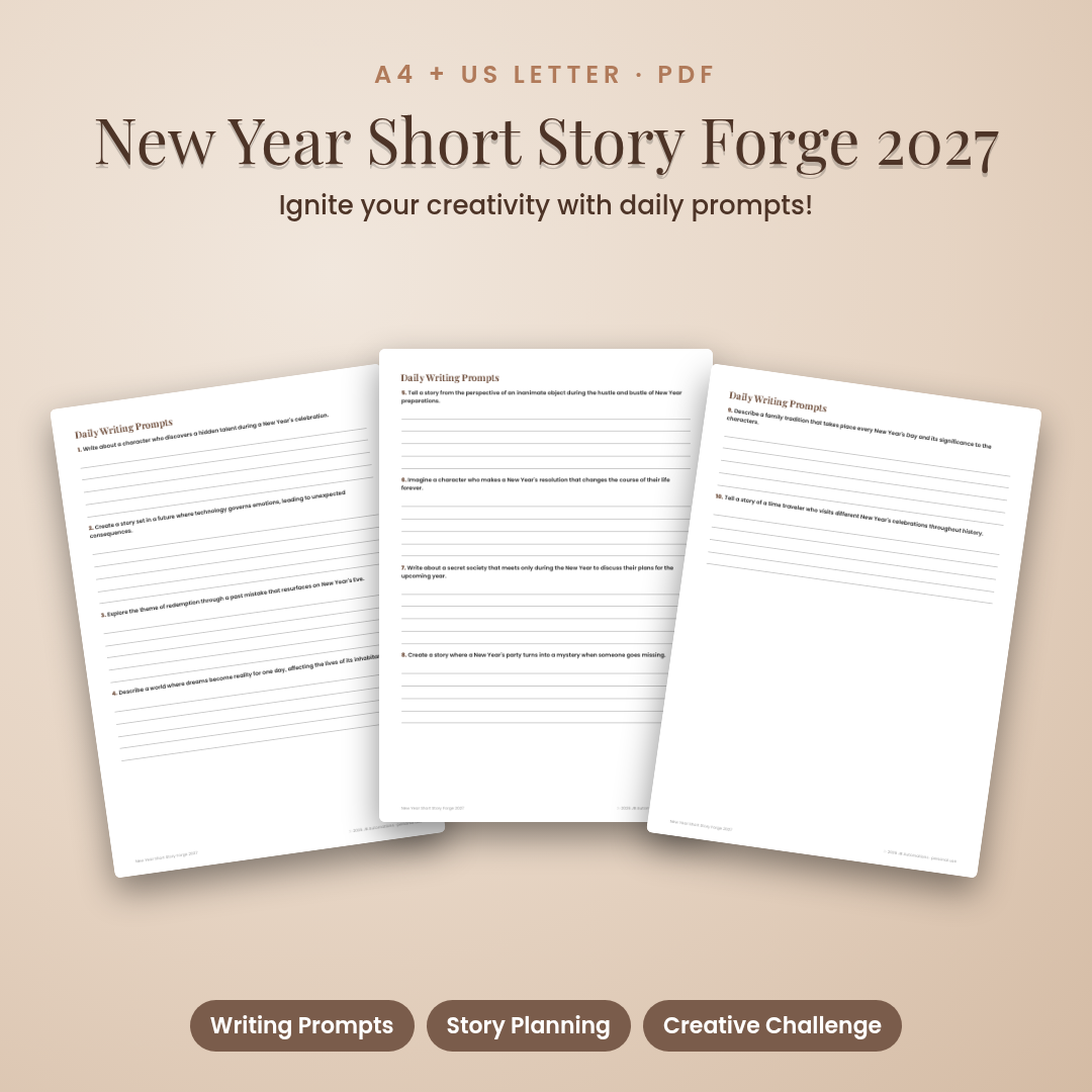 New Year Short Story Forge 2027