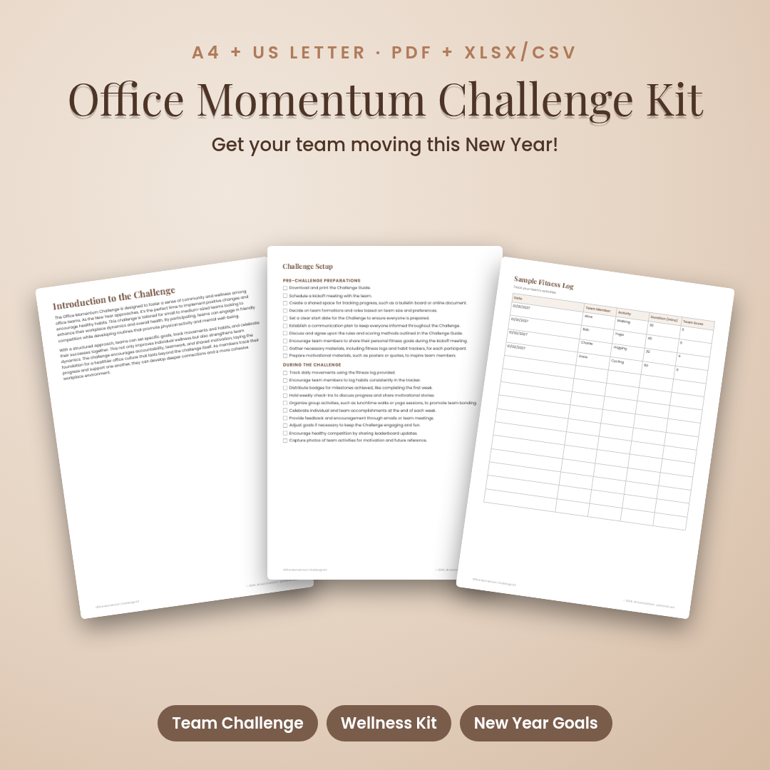 Office Momentum Challenge Kit