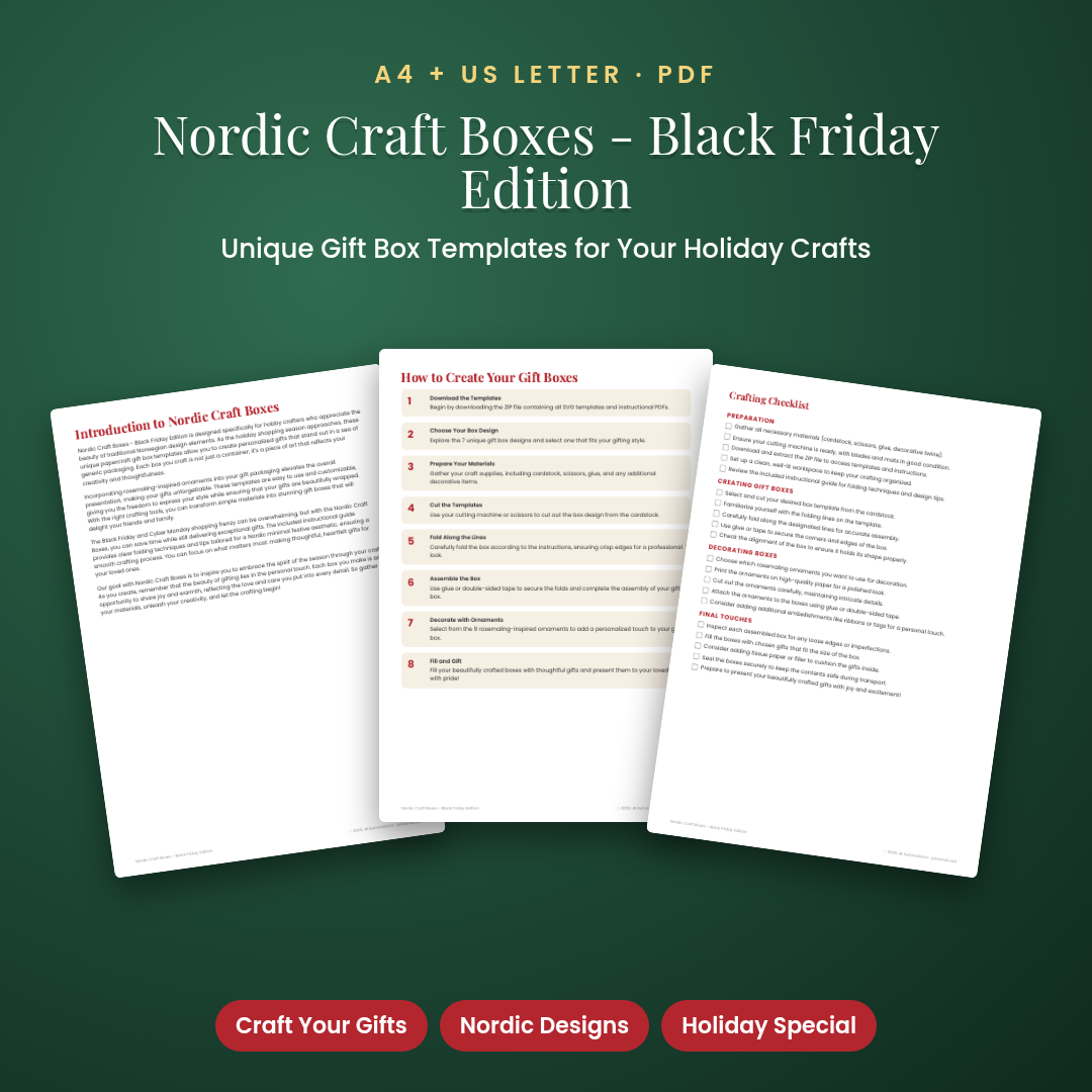 Nordic Craft Boxes - Black Friday Edition