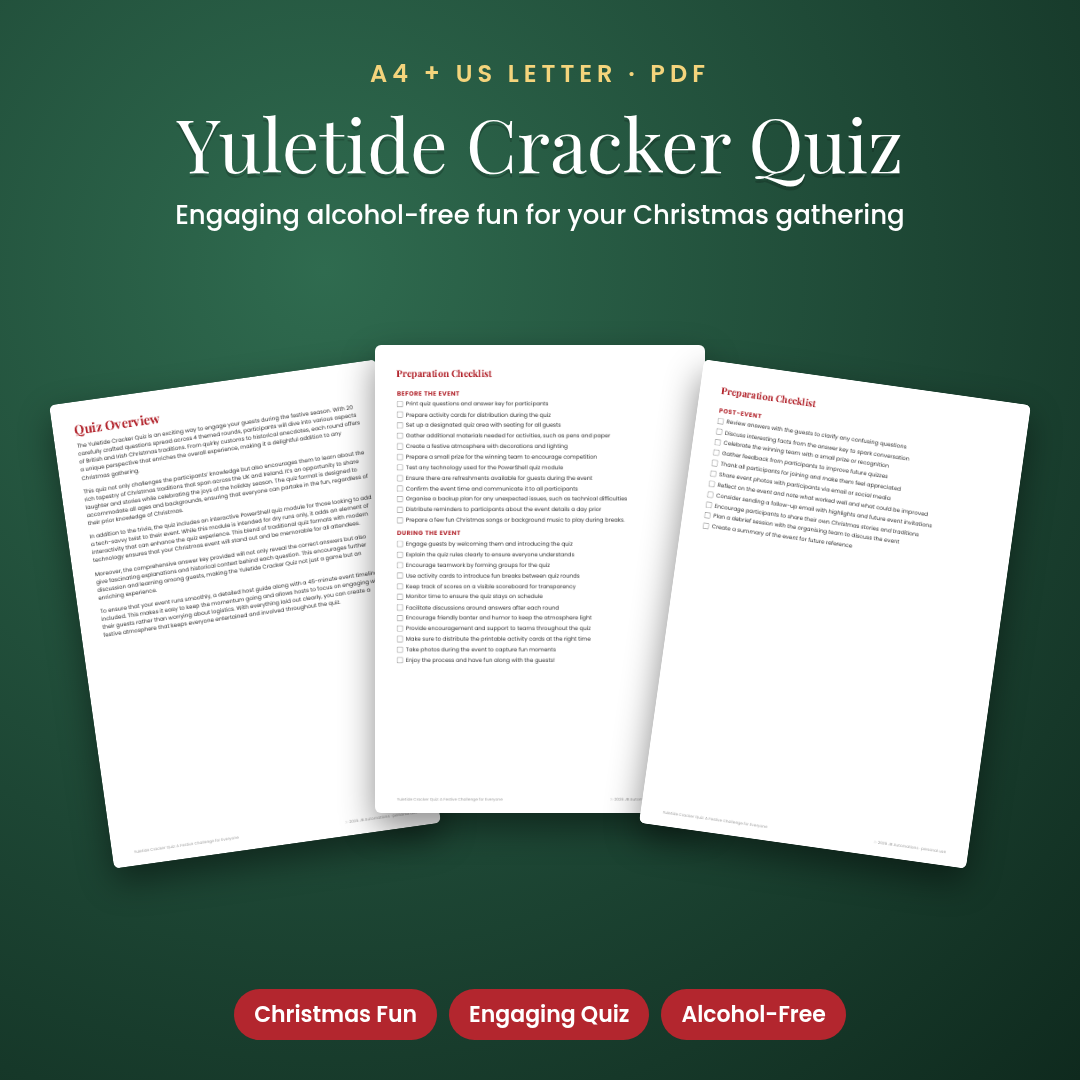 Yuletide Cracker Quiz: A Festive Challenge for Everyone