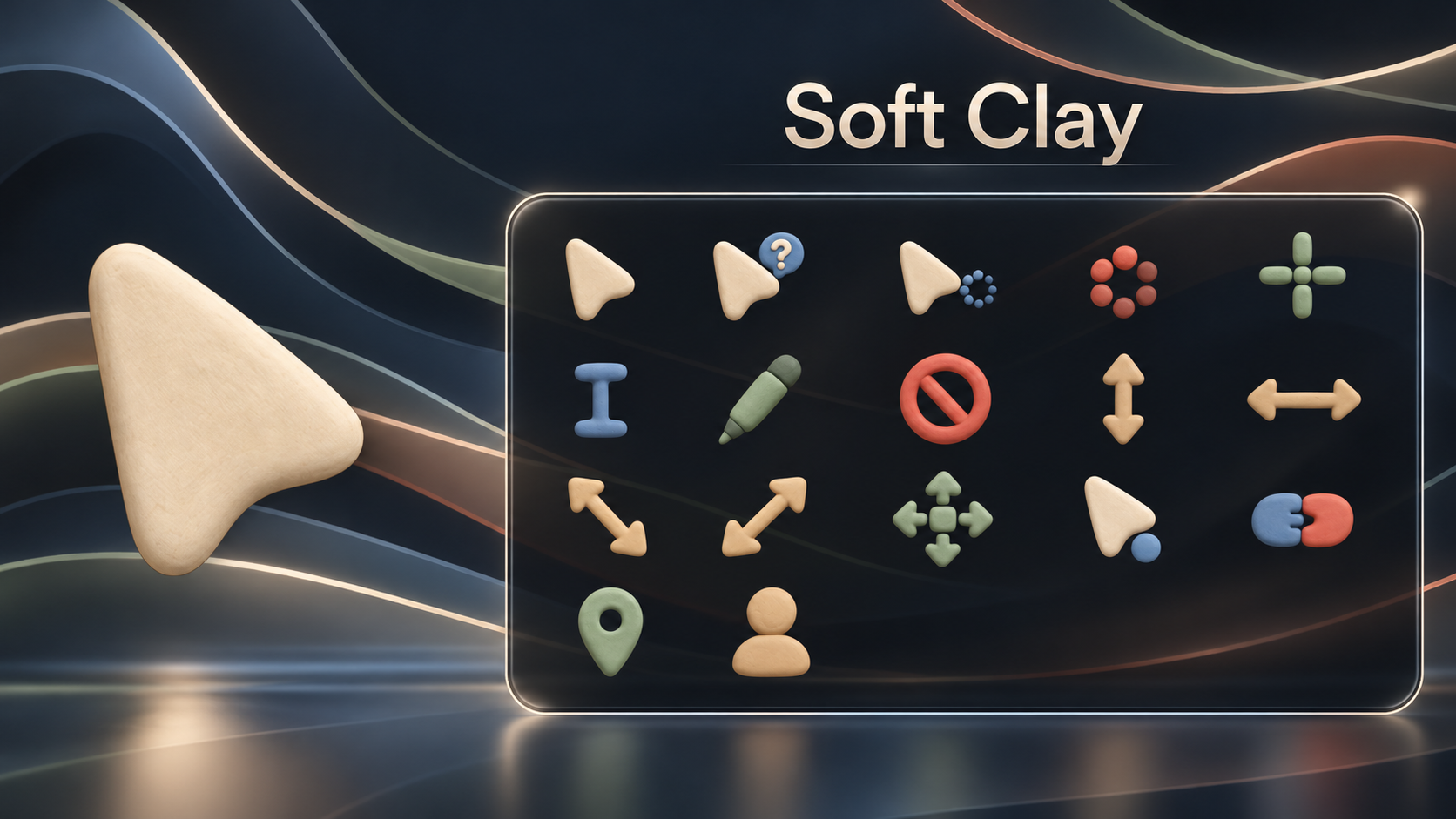 Glass Pointers Liquid Glass – Windows Cursor Pack - Payhip