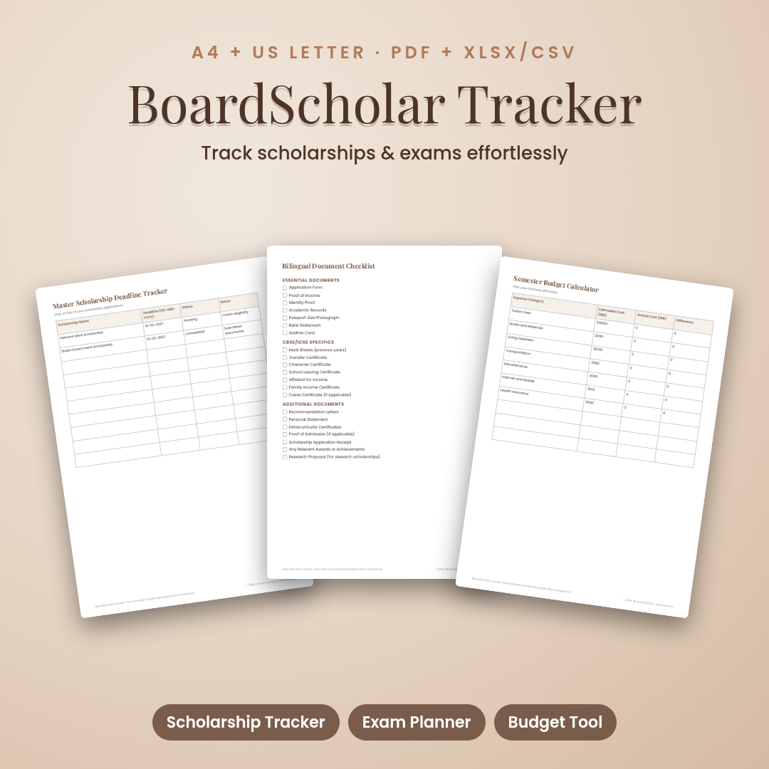 BoardScholar Tracker: Your Ultimate Scholarship Application Companion