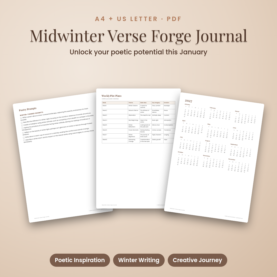 Midwinter Verse Forge Journal