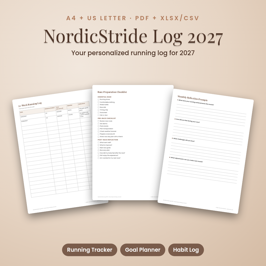 NordicStride Log 2027: A Running Training Journal