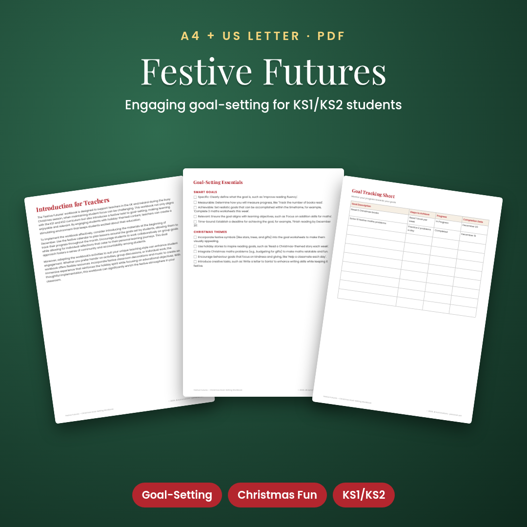 Festive Futures – Christmas Goal-Setting Workbook