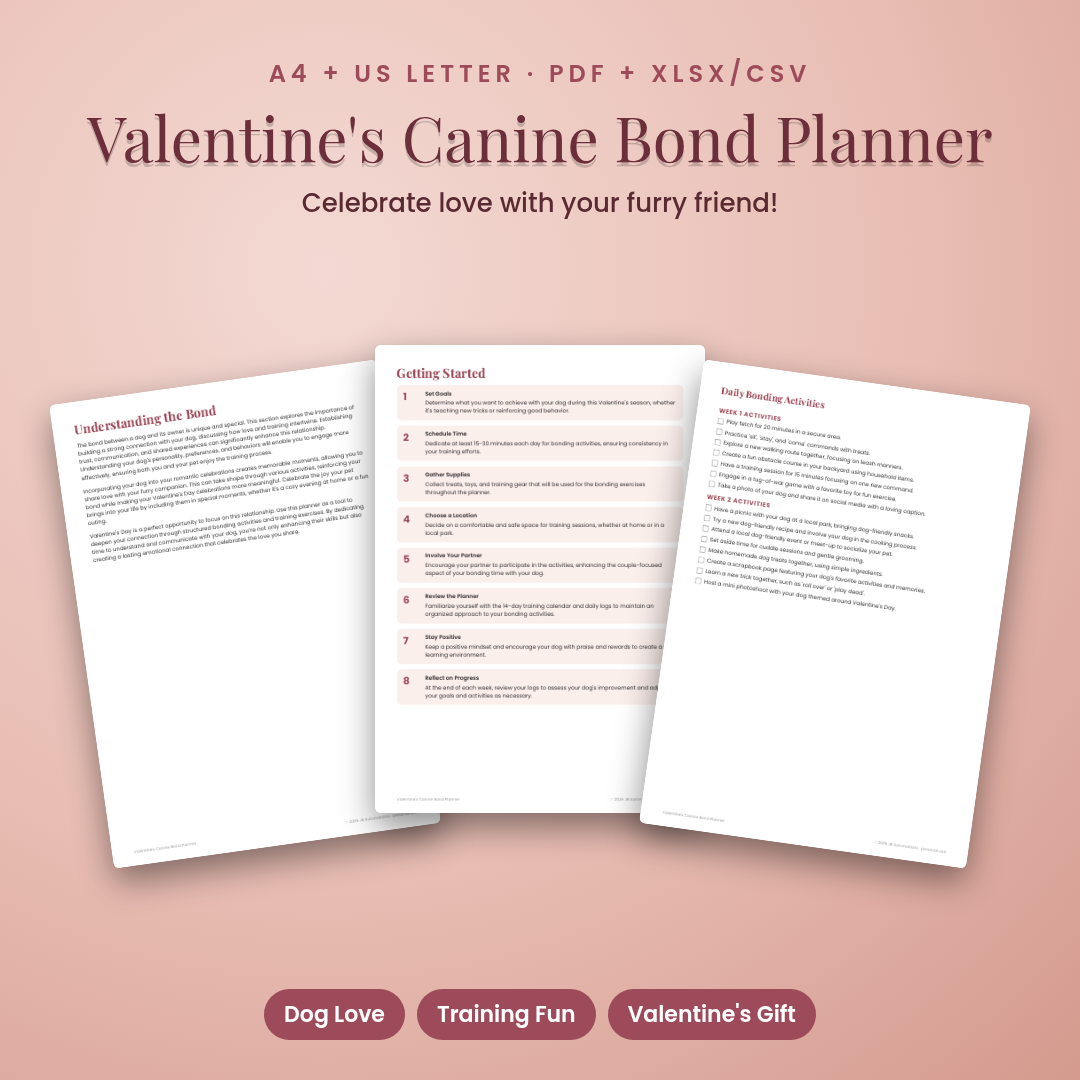 Valentine's Canine Bond Planner