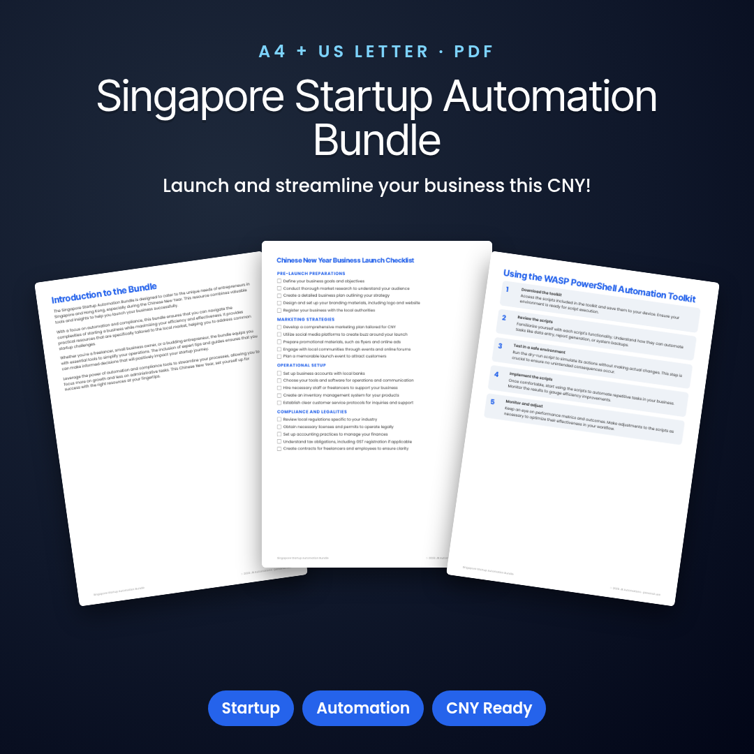 Singapore Startup Automation Bundle