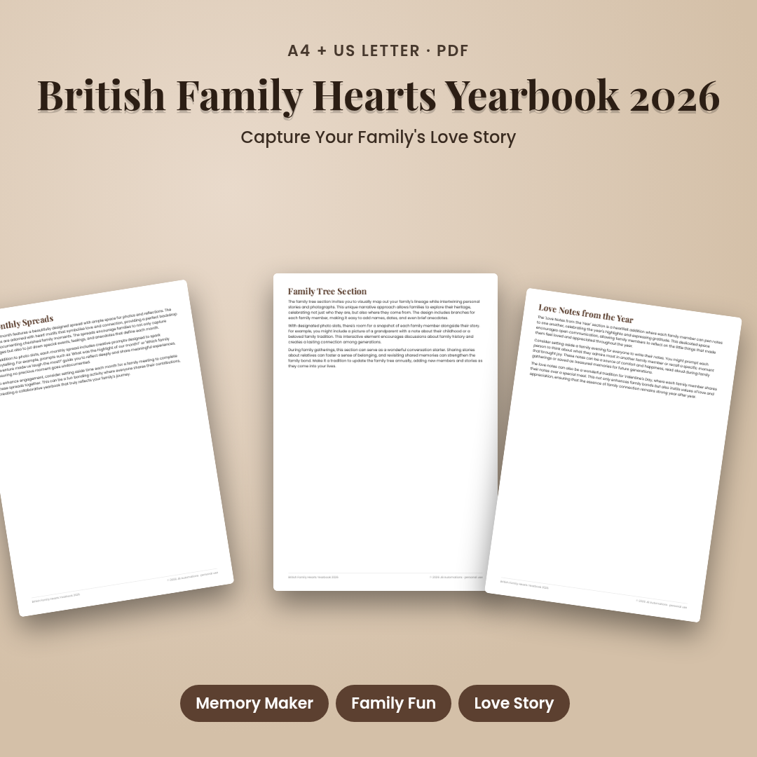 British Family Hearts Yearbook 2026