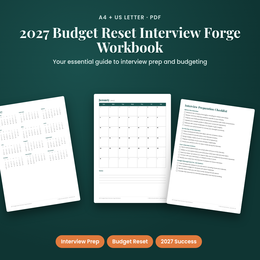2027 Budget Reset Interview Forge Workbook