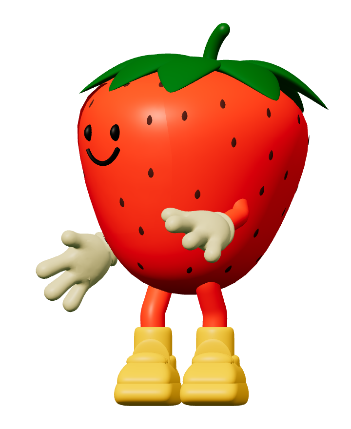 RANGO — original Happy Fruits character artwork