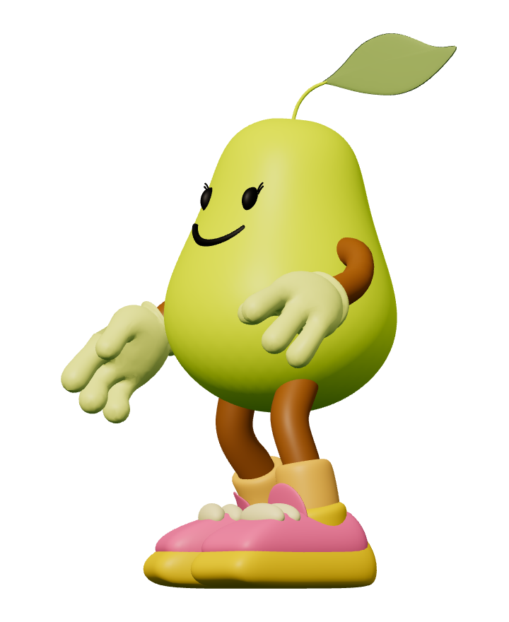 PEPE — original Happy Fruits character artwork