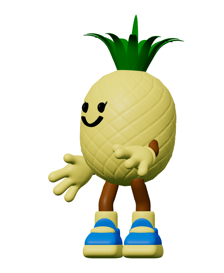 AXI — original Happy Fruits character artwork