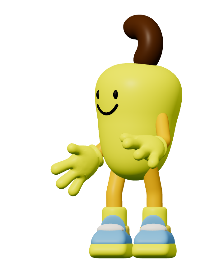 JUJU — original Happy Fruits character artwork