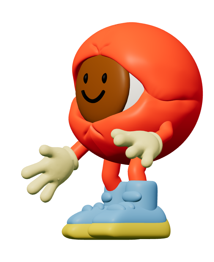 GUAGUA — original Happy Fruits character artwork