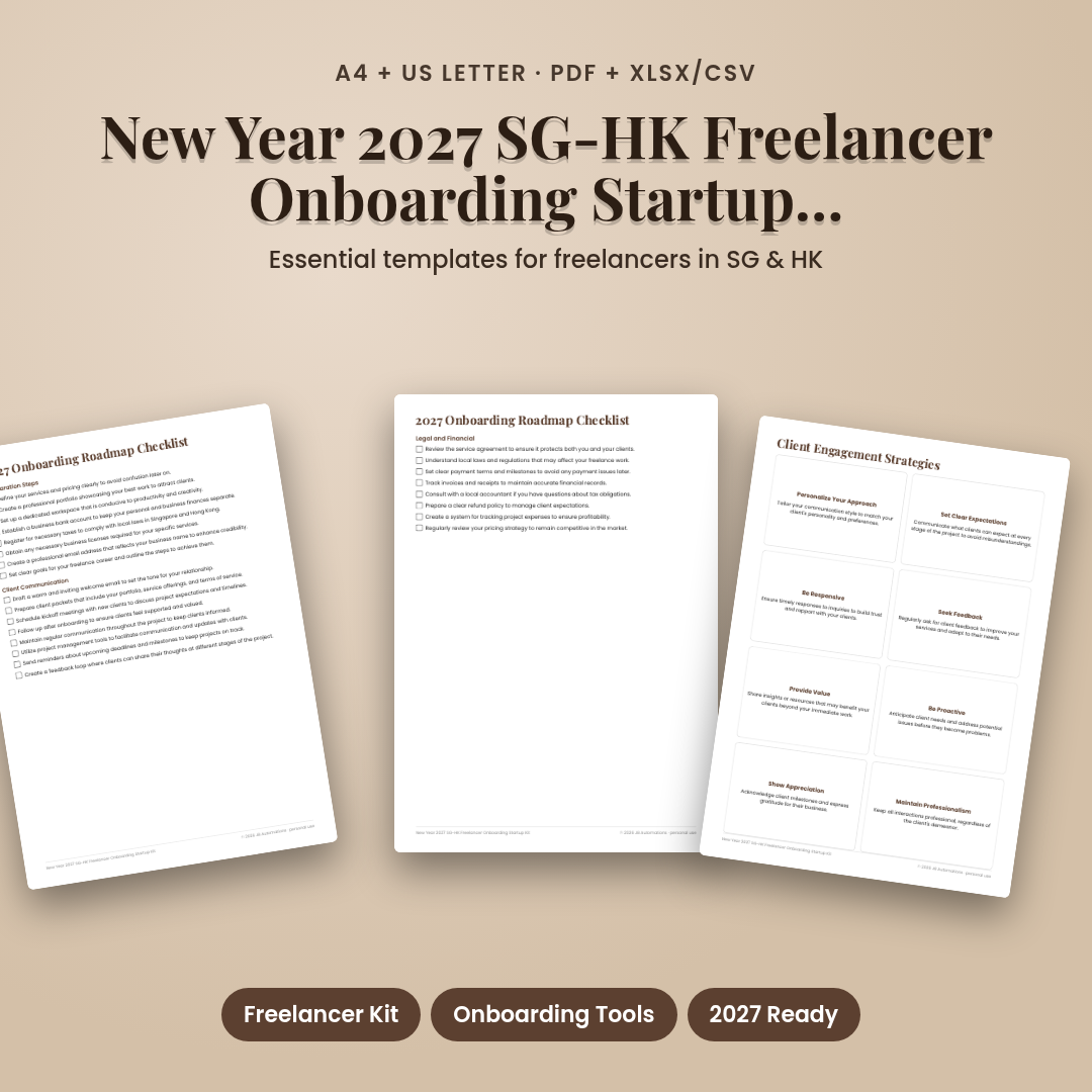 New Year 2027 SG-HK Freelancer Onboarding Startup Kit