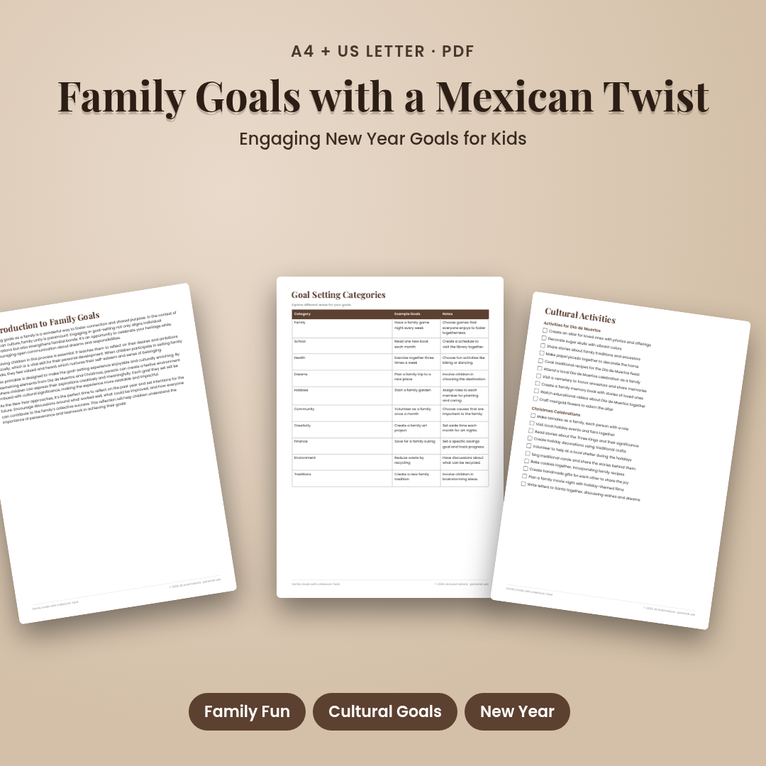 Family Goals with a Mexican Twist
