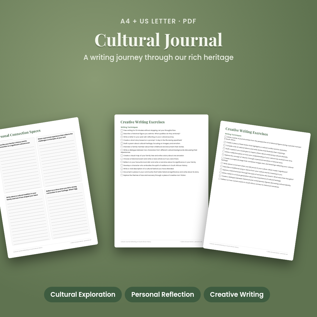 Cultural Journal: Reflecting on South African History
