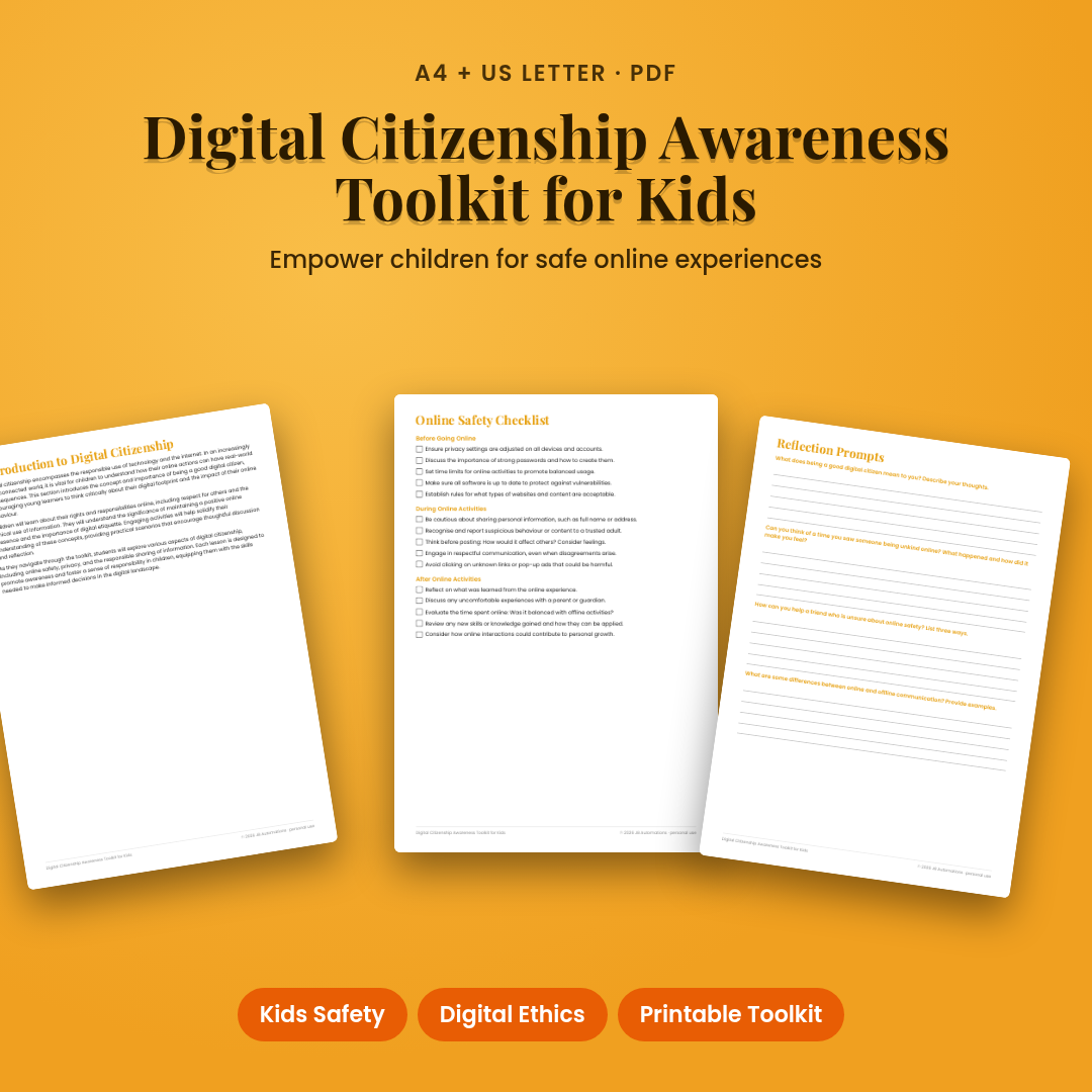 Digital Citizenship Awareness Toolkit for Kids